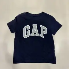★ユーズド★GAPベビー　ネイビー ロゴ Tシャツ　100ｃｍのサムネイル
