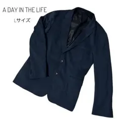 【美品】A DAY IN THE LIFE ジャケット ネイビー Lサイズ 通勤