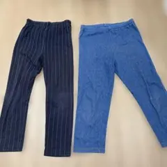 キッズ　パンツ　レギンス　2枚セット