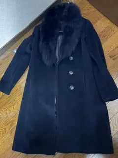 ピンキーアンドダイアン　ブラックロングコート