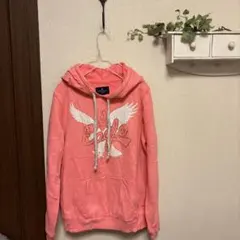 アメリカンイーグル】パーカー サーモンピンク