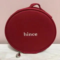【新品】hince ラウンドポーチ レッドのサムネイル