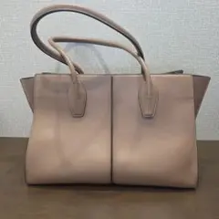 TOD'S トッズ レザー トートバッグ ベージュのサムネイル