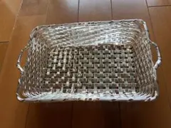 WAKO シルバー バスケット 約20cm 箱付き