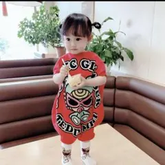 新品ヒスミニプリントロンパース