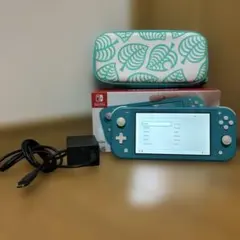 Nintendo Switch Lite 本体 ターコイズ 充電器・ケース付