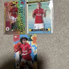 topps Jリーグ 浦和レッズ ボザ　シルバーP 安居、サヴィオ　インサート