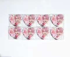 多聞くん今どっち⁉︎ ホログラムハート型キャラバッジコレクション　福原多聞 多聞くん今どっち 福原多聞 ホログラムハート型 キャラバッジ