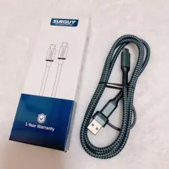 TypeC ケーブル 1M データ転送 高速充電 USB-A to USB-C