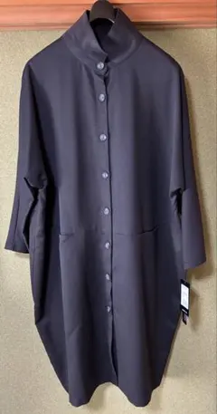 夢地哉のスタンドカラーのチュニック（ワンピース）