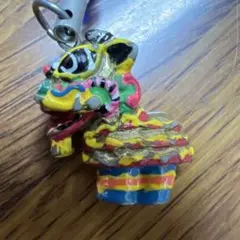 獅子舞 ストラップ 郷土玩具