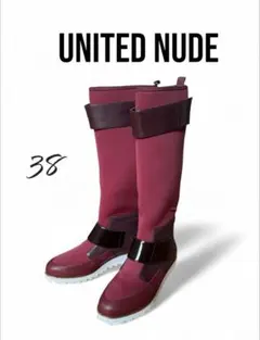 UNITED NUDE ユナイテッドヌード　赤　 ブーツ