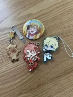 アイナナ 六弥ナギ ラバスト/缶バッジ2種/アクスタ2種 計5点セット 