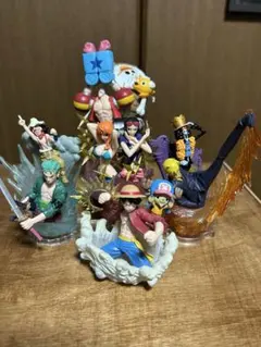 ワンピース フィギュア 5点 セット まとめ売り 中古】【未開封・開封品】【セット】「ワンピース」ギア5