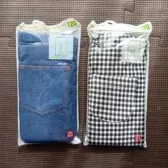 ユニクロ　120　レギンス10分丈