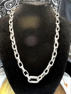 【激レア・ヴィンテージ】DIESEL ステンレス ネックレス SV925リメイク