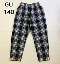 さらら様専用.•* GU フランネル シェフパンツ パンツ ズボン 厚手 140