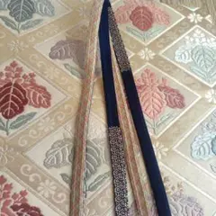 帯締め 佐賀錦　正絹　カラフル