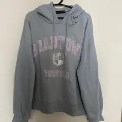 lovetoxic グレー フード付きパーカー M