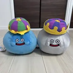 ドラゴンクエストAMふるえるぬいぐるみ　キングスライム＆メタルキング