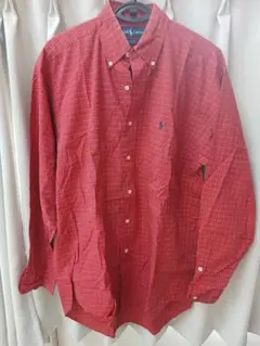 No.34 Ralph Lauren Blake 赤チェックシャツ S