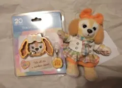 クッキーアン　ぬいバ&カラビナ　ダッフィー　ハートフェルト・レターズ フレンド