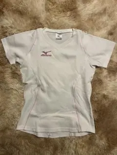 Mizuno Vネックシャツ Sサイズ ホワイト