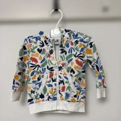 PETIT BATEAU ジップアップパーカー 12m/74cm