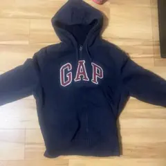 GAP 紺ジップアップパーカー