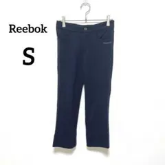リーボック　クロップドパンツ　S　紺　テーパード　フィットネス　７分丈　1347のサムネイル