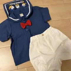バースデイ futafuta ドナルド上下セット 90