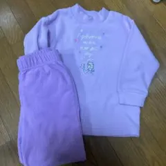 エルサ パジャマセット 110cm 薄紫色