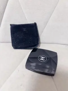 CHANEL 両面ミラー ブラック ケース付き