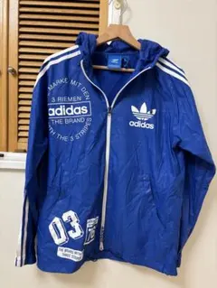 adidas Originals ナイロンジャケット ブルーのサムネイル