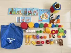 最新版 美品 DWE Play along Blu-ray3枚+CD おもちゃセット プレイアロングの中古販売(ディズニー英語システムDWE)