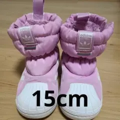 adidas ピンク ブーツ 15cm