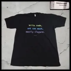 【2XL】アメアパ Tシャツ Clojure IT 企業系 テック 黒 古着のサムネイル
