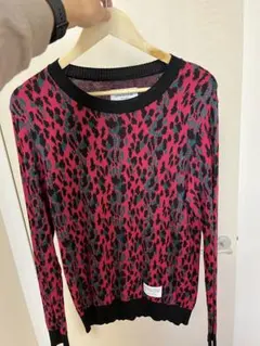 ワコマリア　セーター　レオパード