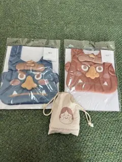 節分 3COINS 鬼 スタイ 赤 青