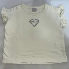 petit mainベビー服 薄黄色 半袖Tシャツ90cm