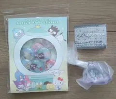 サンリオ カプセルフレークステッカーズ シャカシャカテトラチャームクロミ