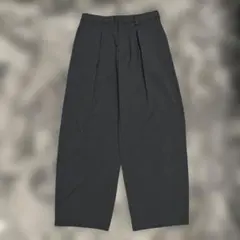 GU 黒スラックス ワイドパンツ　M