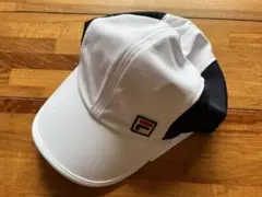 FILA VM9171 ホワイト/ネイビー キャップ