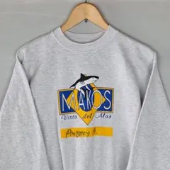 Hanes サメプリント トレーナー 海外古着 裏起毛