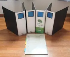 【まとめ売り】キングファイル4冊+カラーインデックス5セット