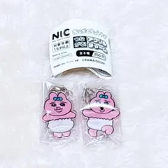 【2点セット】おぱんちゅうさぎ つながるアクリルチャーム