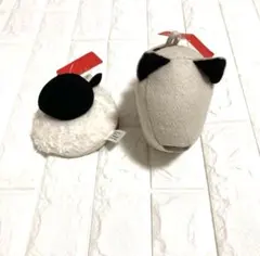 【新品・未使用】monica richards★壁掛けぬいぐるみ　犬型　羊型