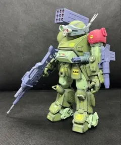 WAVE1/24スコープドッグ塗装済完成品 パラシュートザック、ラウンド
