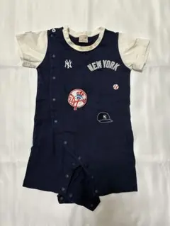 ベビー服 ロンパース 半袖夏服 男の子 野球 80