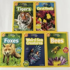 ★セール★ナショジオ【レベル2 】5冊 National Geographic